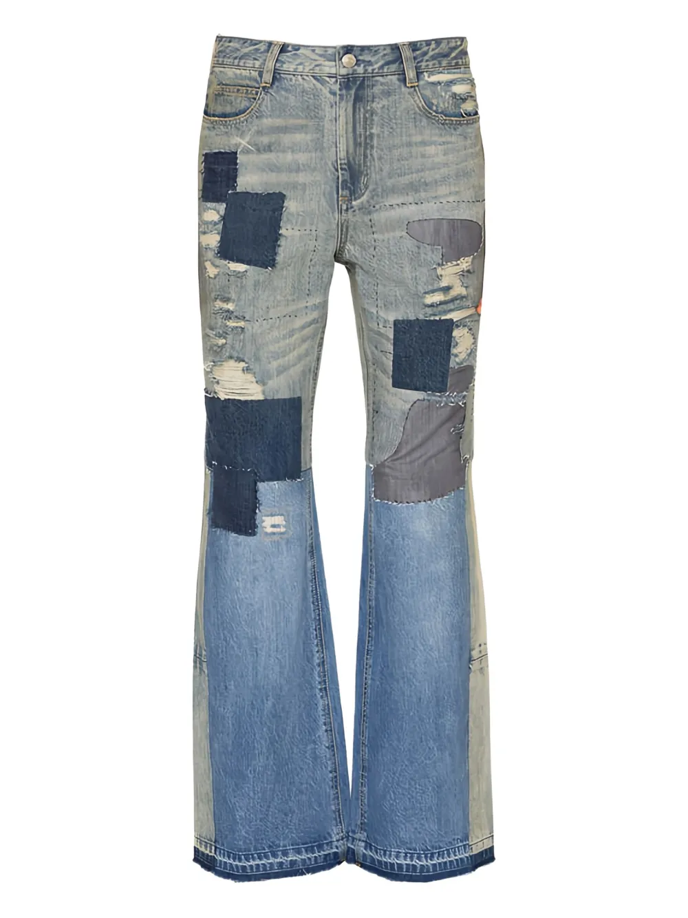 Джинсы Spencer Mended в стиле пэчворк Sea, синий
Джинсы Spencer Mended в стиле пэчворк Sea, синий