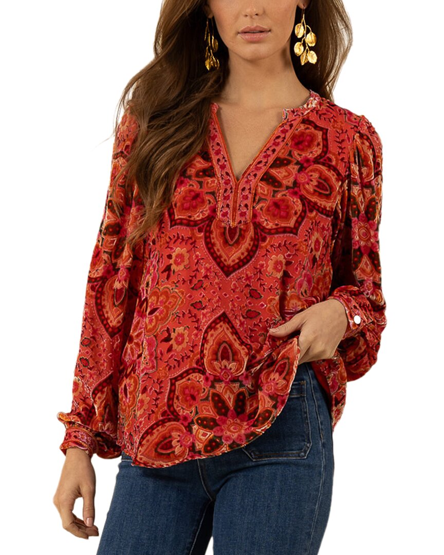 Hale Bob Keira топ из смесового шелка, оранжевый
Hale Bob Keira топ из смесового шелка, оранжевый