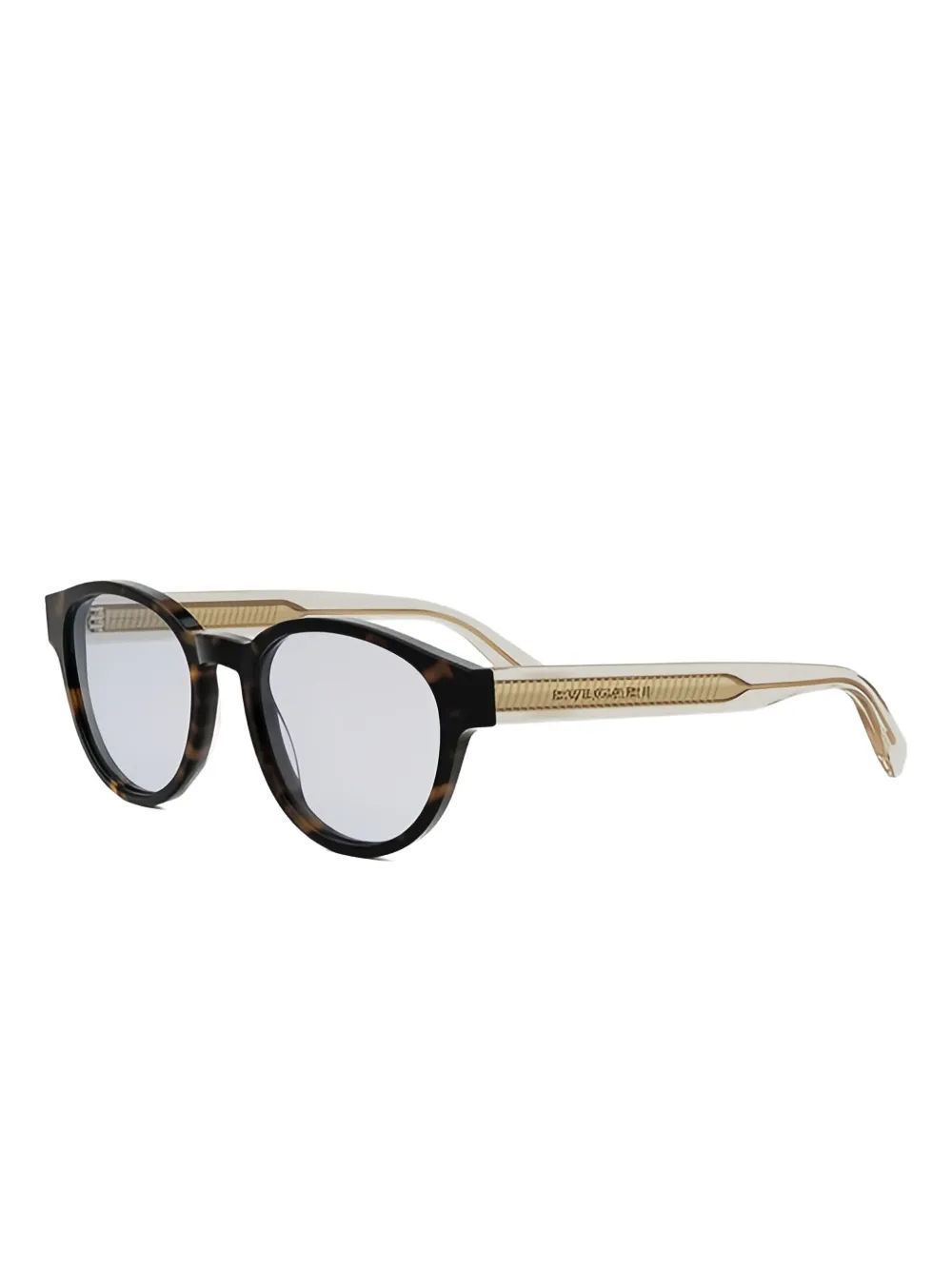 Очки в круглой оправе черепахового цвета Bvlgari, коричневый
Очки в круглой оправе черепахового цвета Bvlgari, коричневый