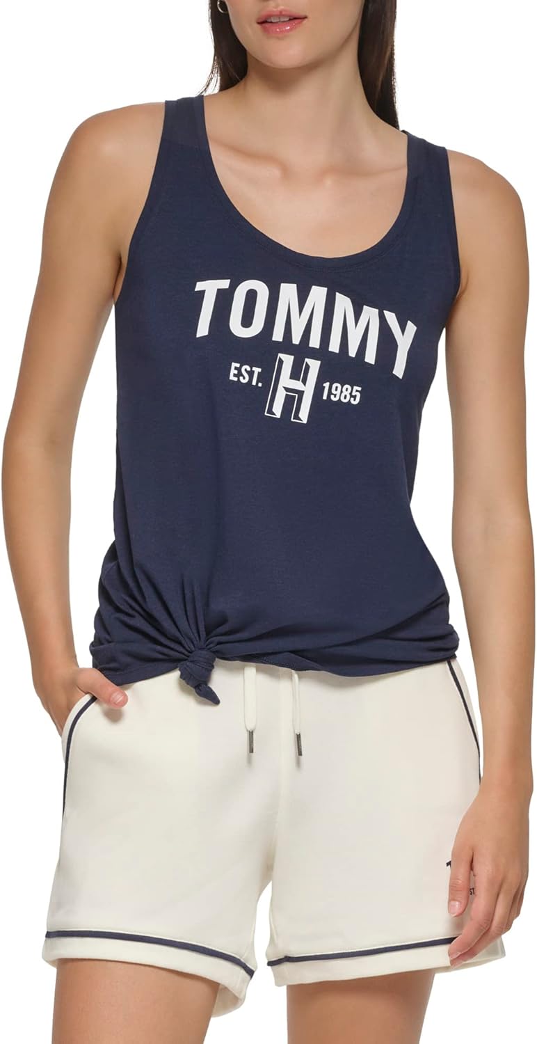 Женская майка с графическим логотипом Tommy Hilfiger Varsity, Navy
Женская майка с графическим логотипом Tommy Hilfiger Varsity, Navy