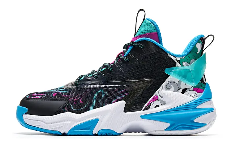 QIAODAN Парные баскетбольные кроссовки mid top Azure Dragon 2 с противоскользящей подошвой, амортизацией и устойчивостью к истиранию, цвет black blue, для подростков
QIAODAN Парные баскетбольные кроссовки mid top Azure Dragon 2 с противоскользящей подошвой, амортизацией и устойчивостью к истиранию, цвет black blue, для подростков