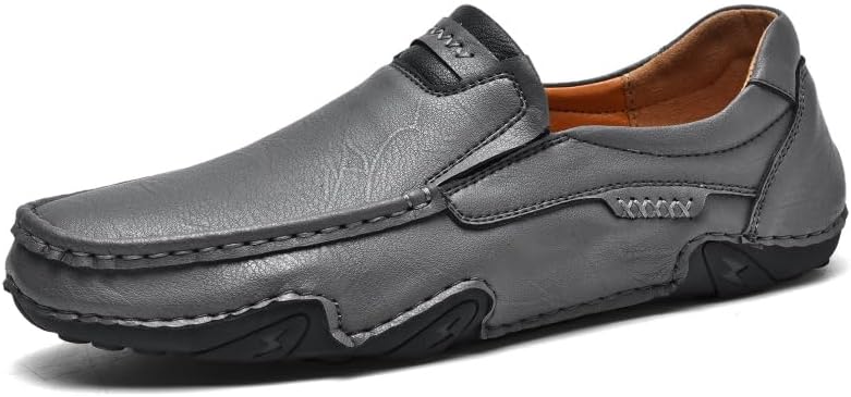 Мужские деловые лоферы из кожи, повседневные оксфорды, легкие мягкие туфли, противоскользящие, удобные Asifn, серый
Мужские деловые лоферы из кожи, повседневные оксфорды, легкие мягкие туфли, противоскользящие, удобные Asifn, серый