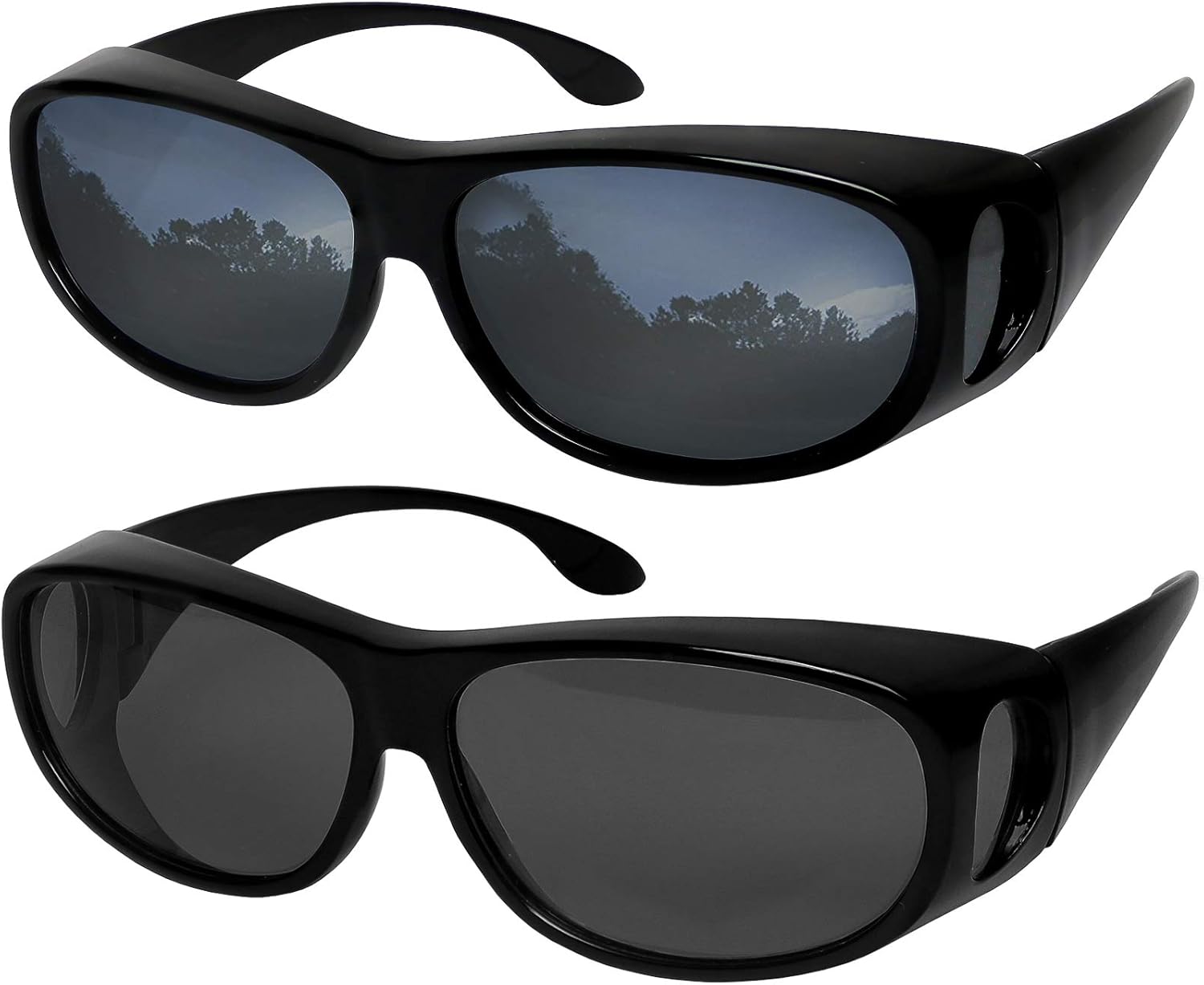 Очки Success Eyewear с поляризованными линзами, идеально подходят для ношения поверх солнцезащитных очков, а также для очков с диоптриями. 100% защита от УФ-излучения для мужчин и женщин, Set of Silver Mirror and Grey
Очки Success Eyewear с поляризованными линзами, идеально подходят для ношения поверх солнцезащитных очков, а также для очков с диоптриями. 100% защита от УФ-излучения для мужчин и женщин, Set of Silver Mirror and Grey