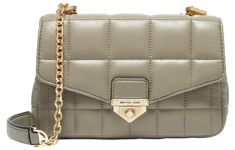 MICHAEL KORS Кожаная сумка через плечо в стиле Шанель армейского зеленого цвета
MICHAEL KORS Кожаная сумка через плечо в стиле Шанель армейского зеленого цвета