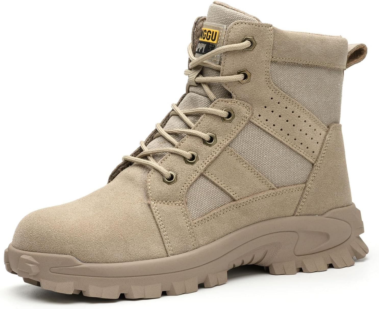 Кожаные ботинки DINGGU с металлическим носком для мужчин, удобные мужские ботинки, неразрушимые строительные и индустриальные защитные ботинки, хаки
Кожаные ботинки DINGGU с металлическим носком для мужчин, удобные мужские ботинки, неразрушимые строительные и индустриальные защитные ботинки, хаки