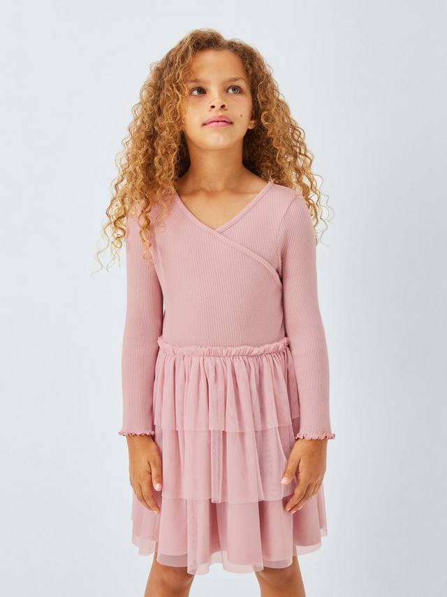 Детское платье-юбка с запахом из тюля John Lewis, Pink
Детское платье-юбка с запахом из тюля John Lewis, Pink