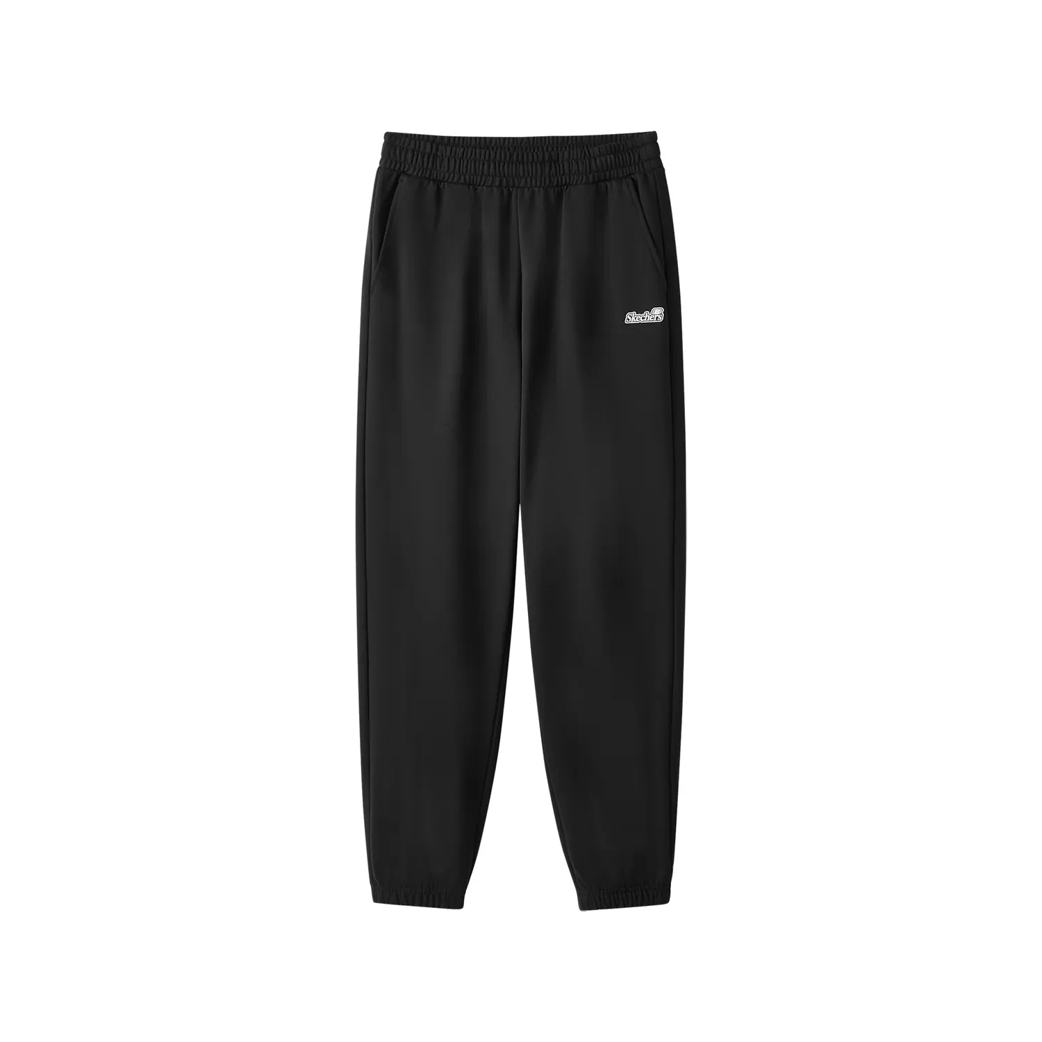 Спортивный альянс Серия Вязаные спортивные штаны Женские Угольно-черные Skechers