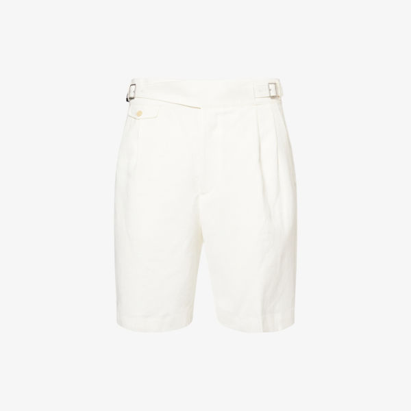 Шорты Dunhill с плиссировкой, белый
Шорты Dunhill с плиссировкой, белый