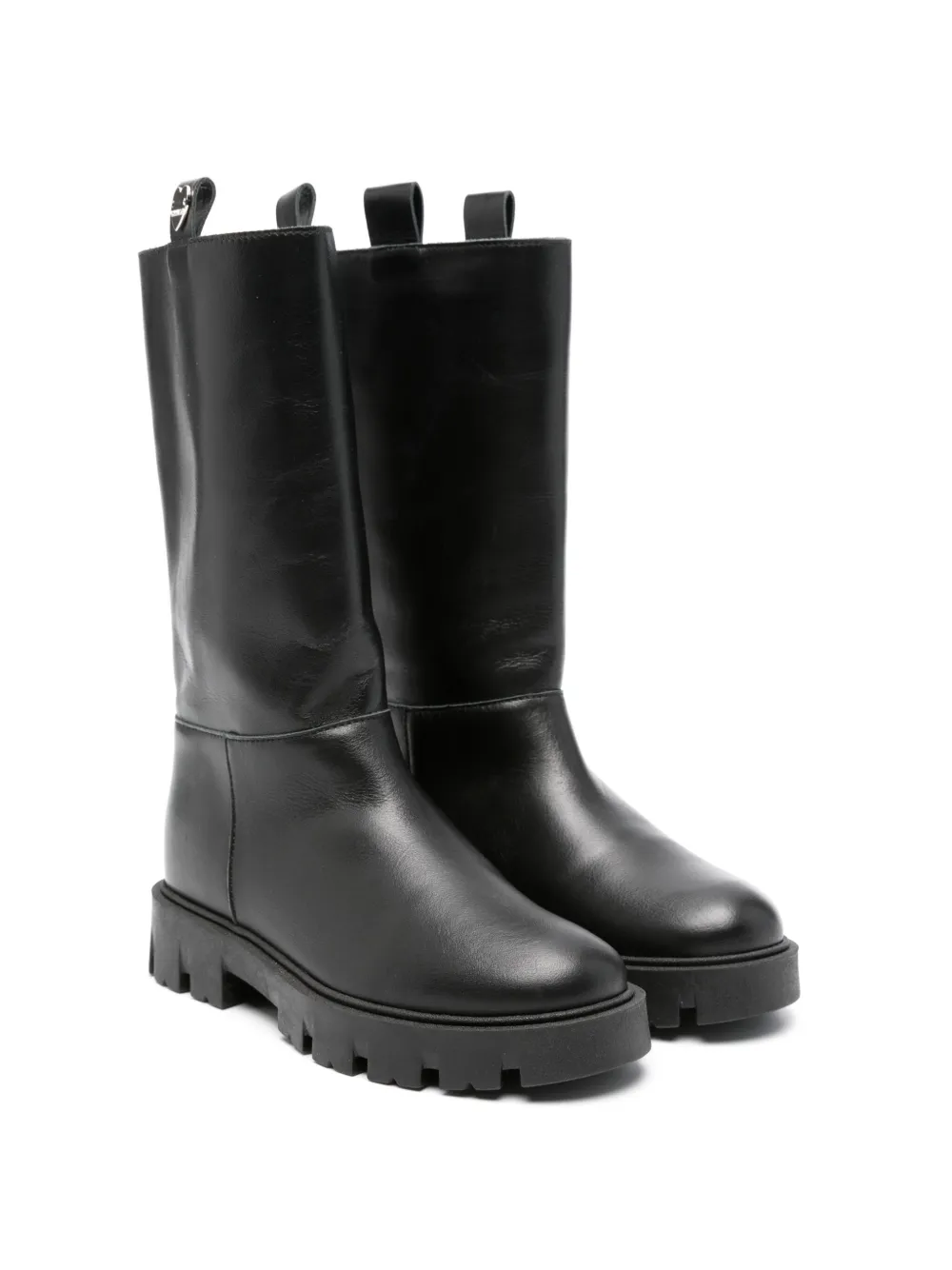 Ботинки с логотипом Monnalisa, черный
Ботинки с логотипом Monnalisa, черный