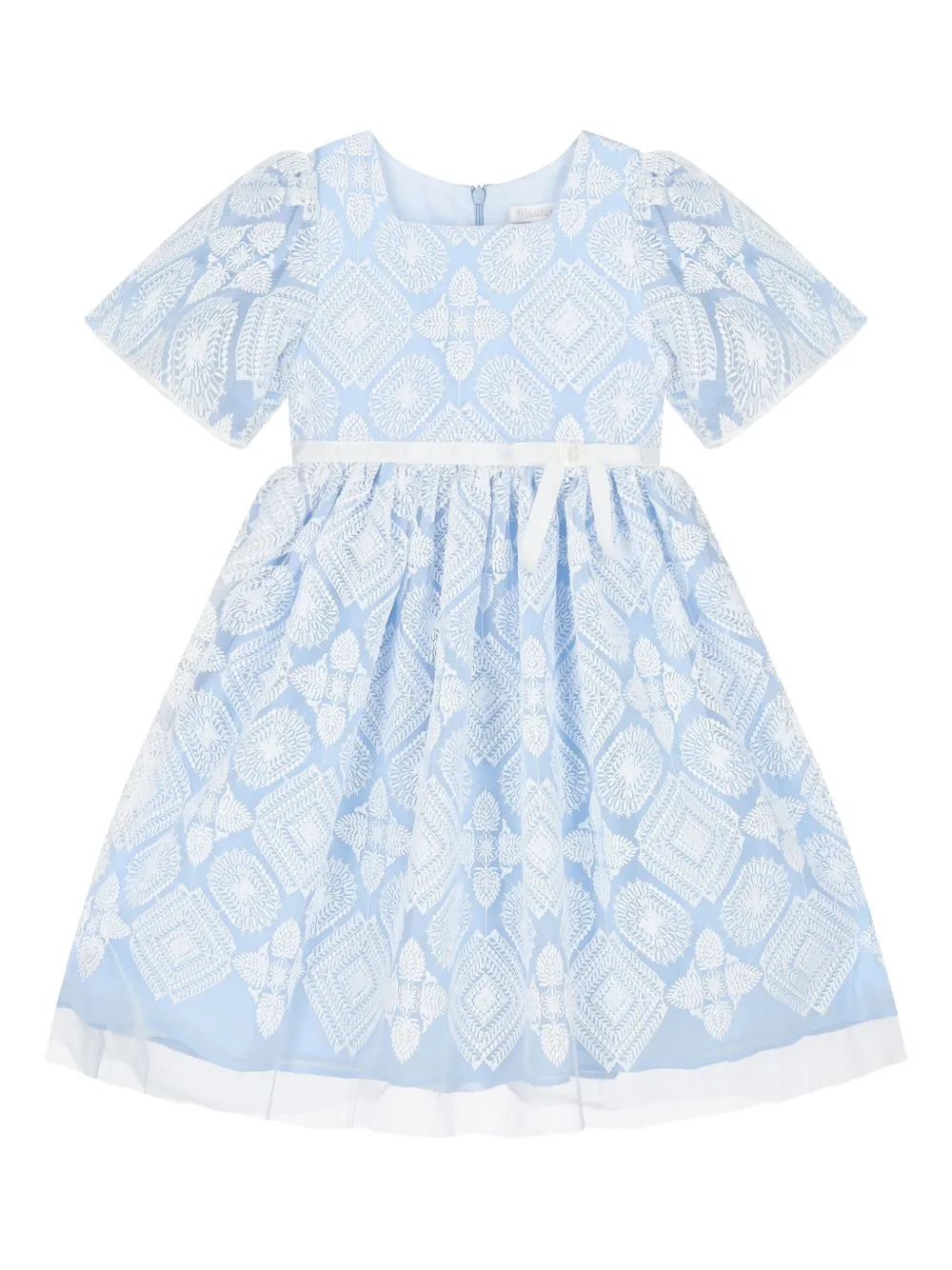 Полупрозрачное платье с вышивкой Patachou, синий
Полупрозрачное платье с вышивкой Patachou, синий