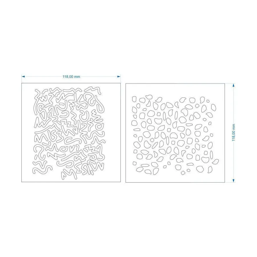 Трафареты — каммообразный узор №3, Airbrush Stencils (Bandua Wargames)
Трафареты — каммообразный узор №3, Airbrush Stencils (Bandua Wargames)