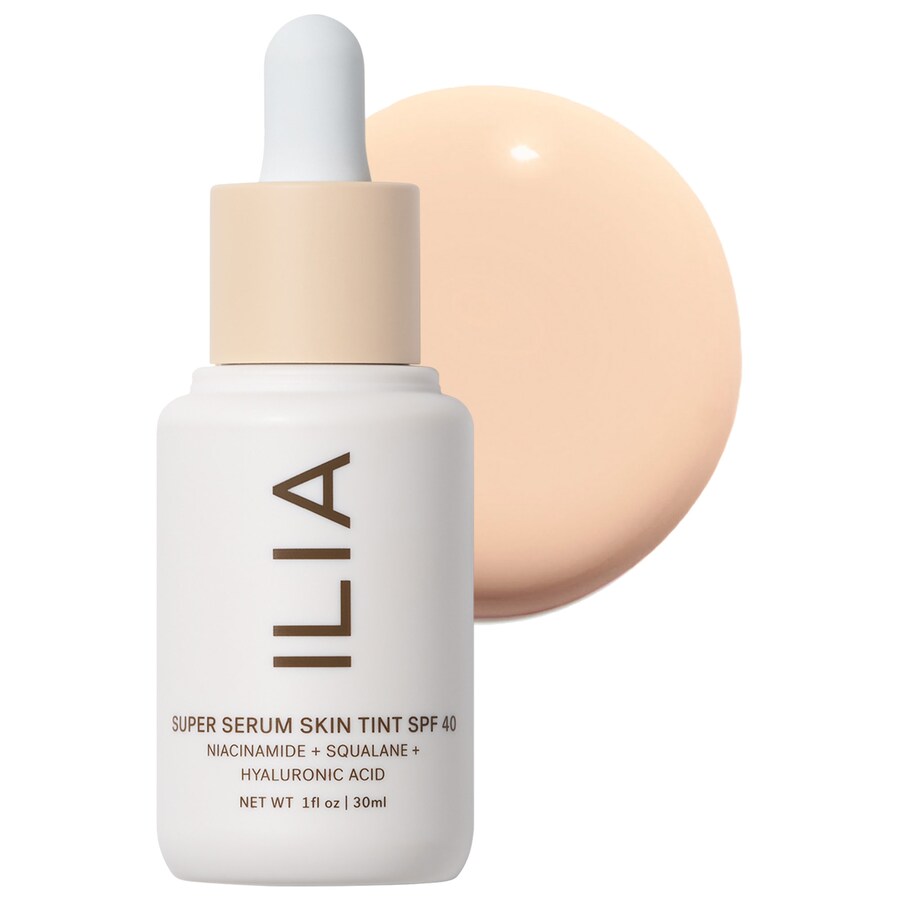 Тональный крем-сыворотка Super Serum Skin Tint SPF 40 - без отдушек. ILIA, 1 oz /30 mL, Rendezvous ST1
Тональный крем-сыворотка Super Serum Skin Tint SPF 40 - без отдушек. ILIA, 1 oz /30 mL, Rendezvous ST1