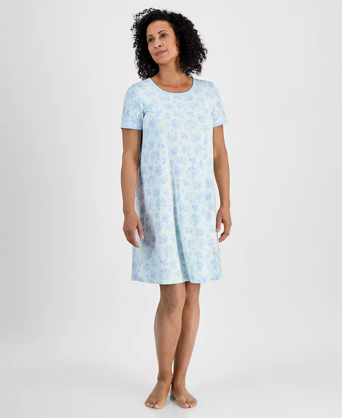 Женская короткая ночная сорочка с принтом Charter Club, синий
Женская короткая ночная сорочка с принтом Charter Club, синий