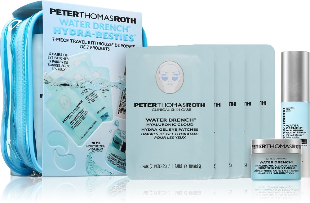 Подарочный набор для путешествий с водой Peter Thomas Roth, 7 шт
Подарочный набор для путешествий с водой Peter Thomas Roth, 7 шт