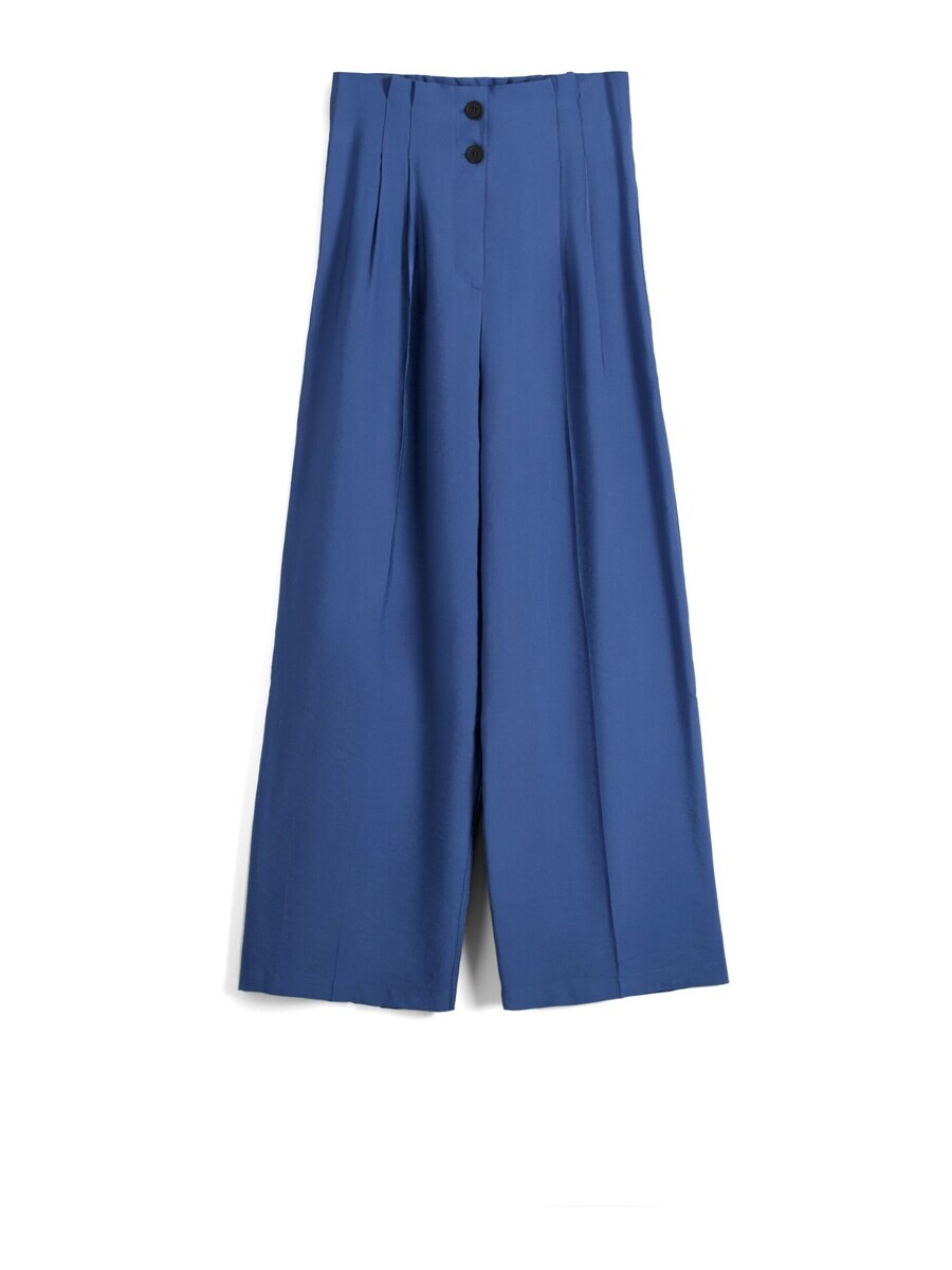 Брюки со складками спереди Bershka Wide leg Pleat-Front Pants, синий
Брюки со складками спереди Bershka Wide leg Pleat-Front Pants, синий