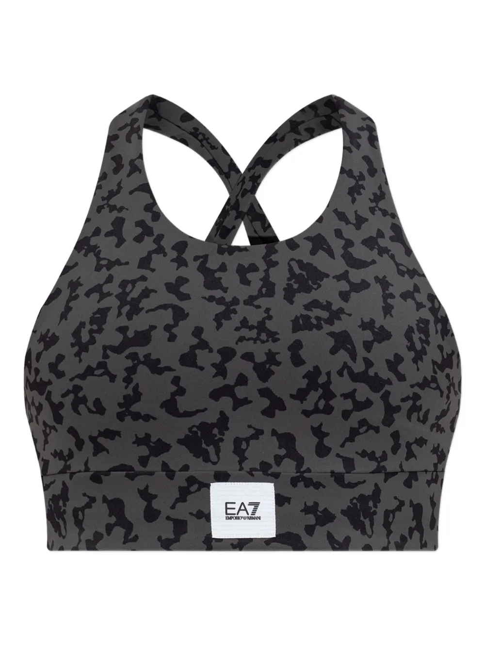 Топ с леопардовым принтом Ea7 Emporio Armani, серый
Топ с леопардовым принтом Ea7 Emporio Armani, серый