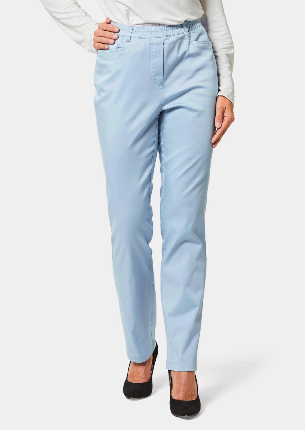 Брюки GOLDNER Baumwoll LOUISA, светло-синий
Брюки GOLDNER Baumwoll LOUISA, светло-синий
