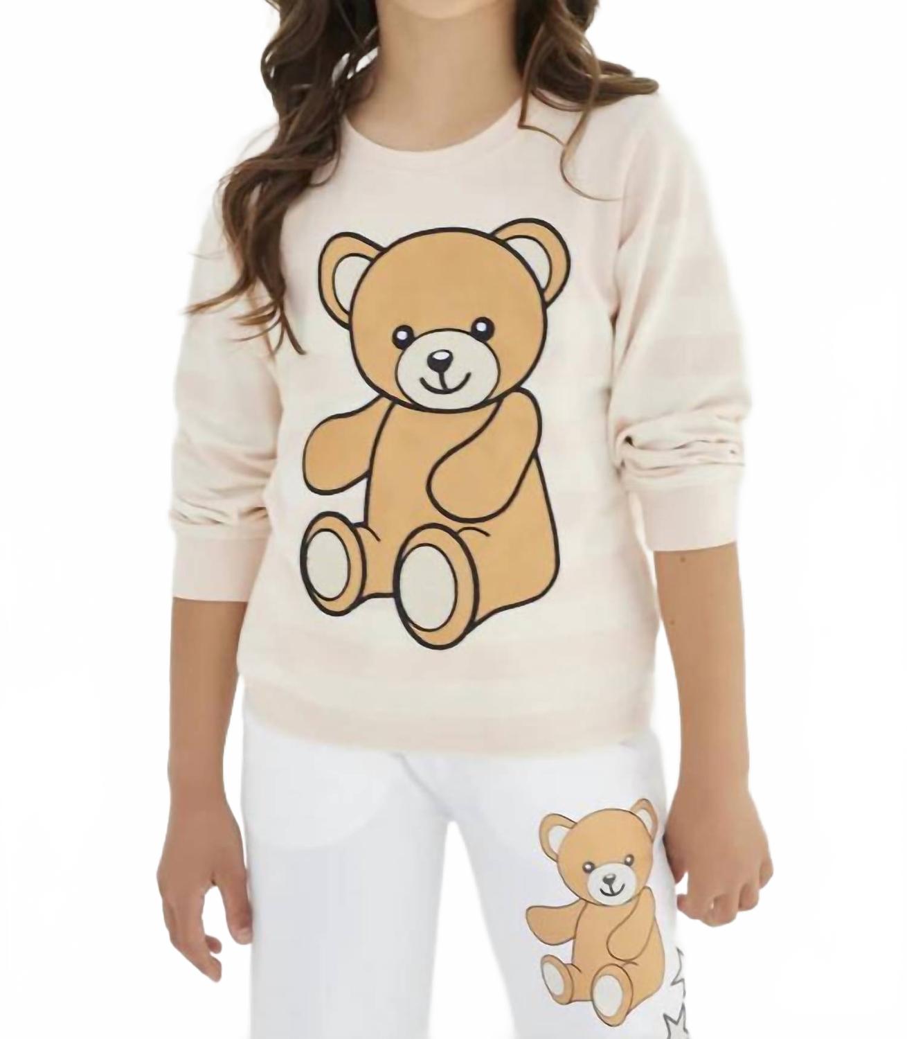 Бежевый свитшот с принтом медведя Sasha+Z
Бежевый свитшот с принтом медведя Sasha+Z