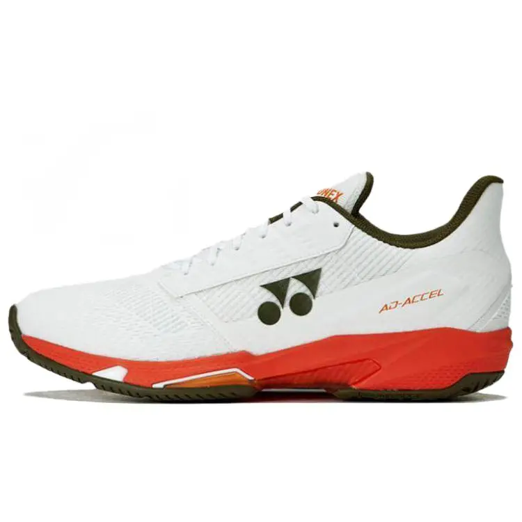 YONEX Женские теннисные кроссовки Low top белые черные оранжевые Abrasion Resistant Support
YONEX Женские теннисные кроссовки Low top белые черные оранжевые Abrasion Resistant Support
