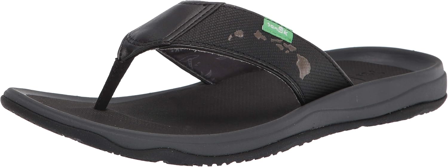 Sanuk Men's Tripper H20 да Привет, шлепанец, черный
Sanuk Men's Tripper H20 да Привет, шлепанец, черный