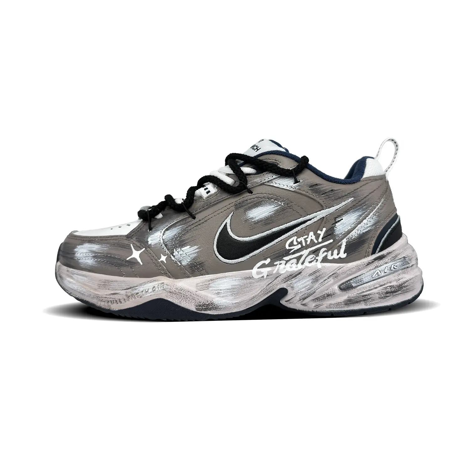 Nike Мужские кроссовки Air Monarch 4 Gravel, устойчивые к истиранию, низкие, массивные, коричневые
Nike Мужские кроссовки Air Monarch 4 Gravel, устойчивые к истиранию, низкие, массивные, коричневые