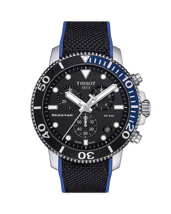 Хронограф Tissot Seastar 1000, 45,5 мм
Хронограф Tissot Seastar 1000, 45,5 мм