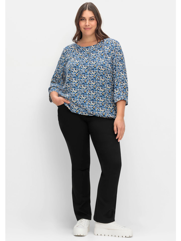 Тканевые брюки sheego, черный
Тканевые брюки sheego, черный