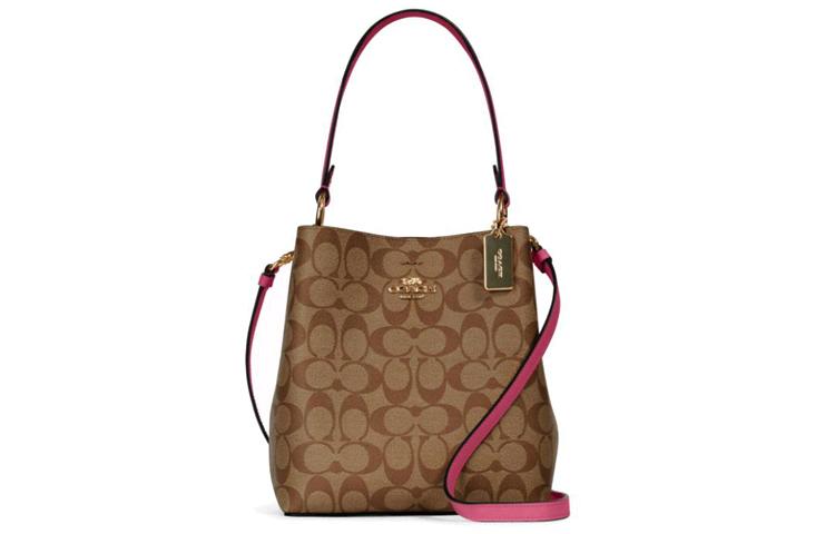 COACH Городская сумка-ведро из текстиля с кожаными деталями
COACH Городская сумка-ведро из текстиля с кожаными деталями