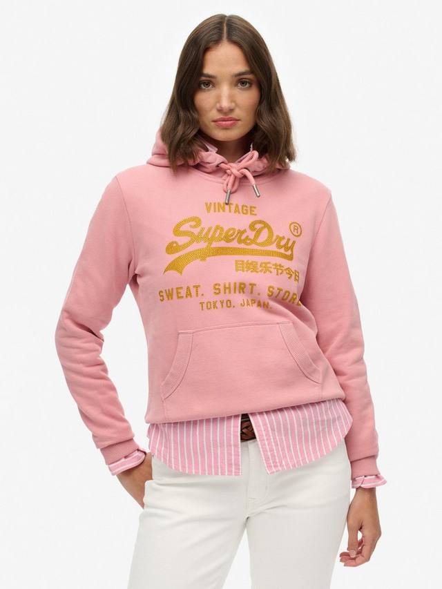 Распашонка с винтажным логотипом и декором Superdry, Smoke Rose
Распашонка с винтажным логотипом и декором Superdry, Smoke Rose