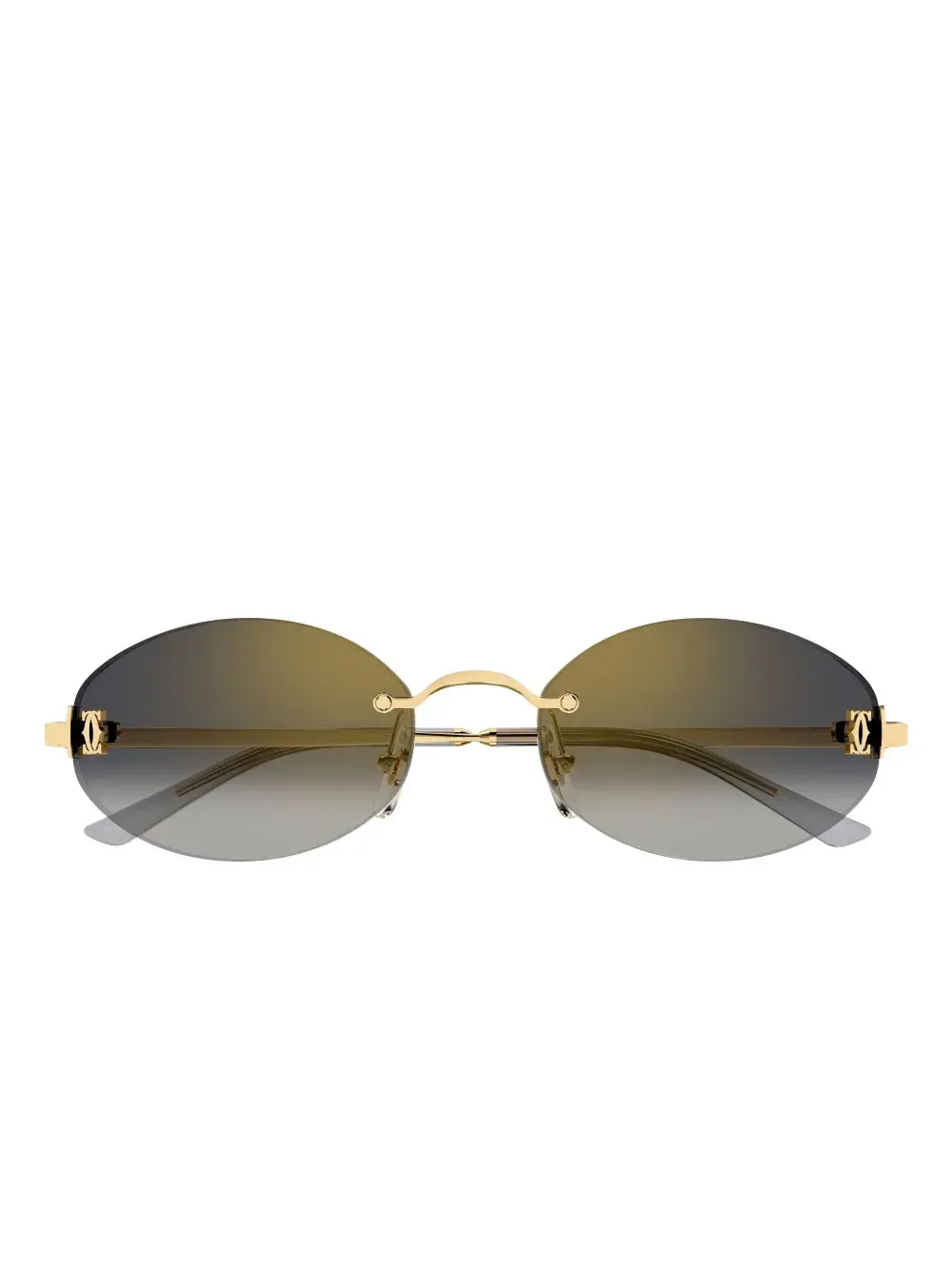 Солнцезащитные очки круглой формы с логотипом Cartier, золотистый
Солнцезащитные очки круглой формы с логотипом Cartier, золотистый