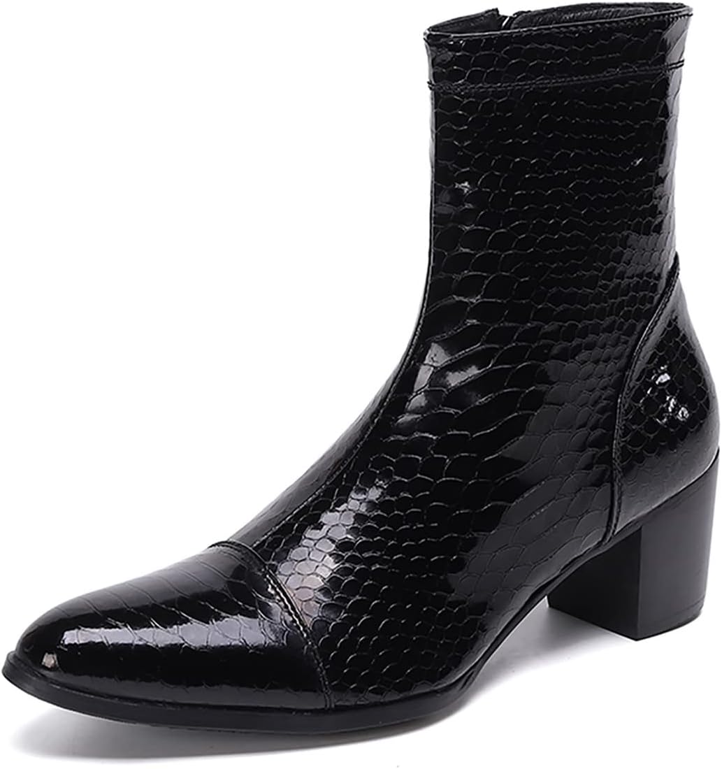 Мужские повседневные ботинки Santimon Santimon до щиколотки в западном стиле - модные ковбойские ботинки Челси из натуральной кожи с молнией для выпускного, вечеринок, диско, баров и бальных залов, черный
Мужские повседневные ботинки Santimon Santimon до щиколотки в западном стиле - модные ковбойские ботинки Челси из натуральной кожи с молнией для выпускного, вечеринок, диско, баров и бальных залов, черный