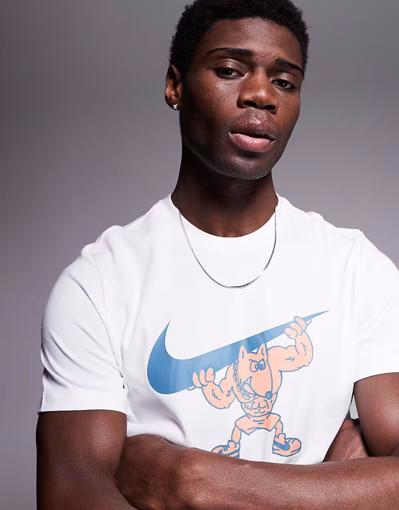 Nike Training - Gym Dog - Футболка белого цвета с логотипом
Nike Training - Gym Dog - Футболка белого цвета с логотипом