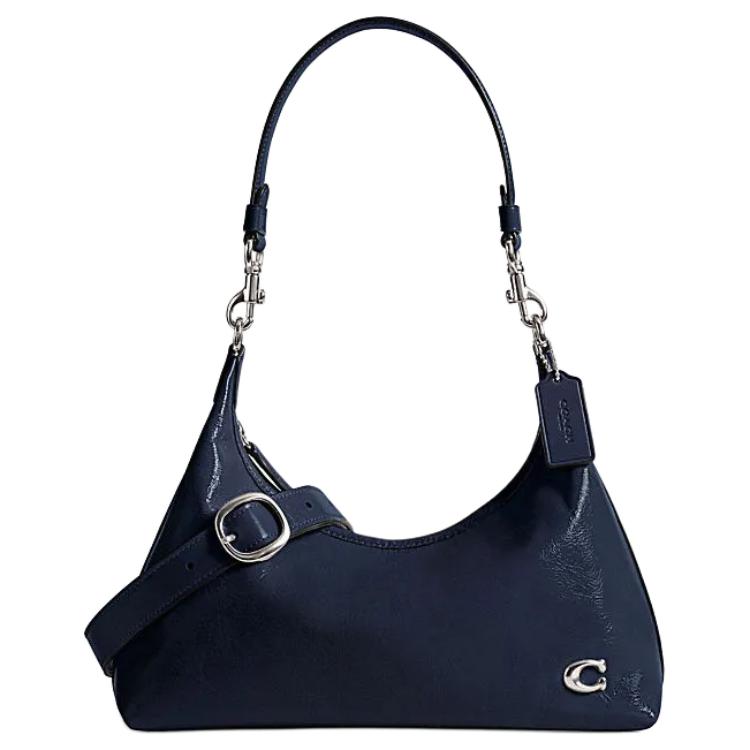 Кожаная сумка через плечо Juliet Cow, унисекс, темно-синий COACH
Кожаная сумка через плечо Juliet Cow, унисекс, темно-синий COACH