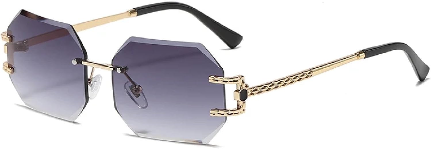 Солнцезащитные очки с защитой от УФ-излучения UV400 | Безободковые очки с улучшенными линзами | Для женщин и мужчин, для занятий спортом на открытом воздухе и вождения DSVIGF, Grey
Солнцезащитные очки с защитой от УФ-излучения UV400 | Безободковые очки с улучшенными линзами | Для женщин и мужчин, для занятий спортом на открытом воздухе и вождения DSVIGF, Grey