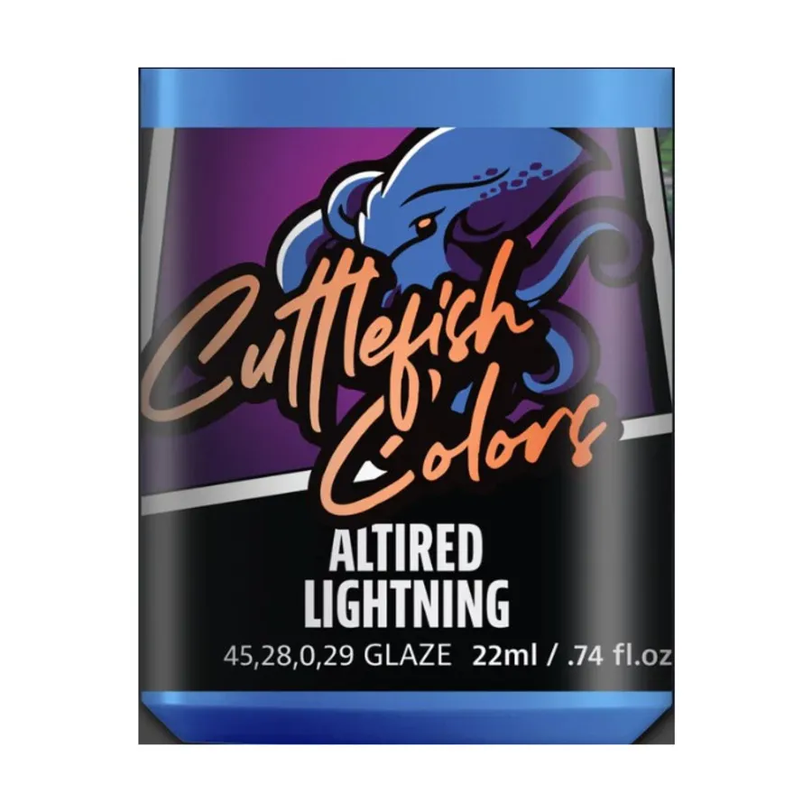 Альтернативная молния — флуоресцентный синий, Cuttlefish Colors - Blues, Greens, and Purples (15ml)
Альтернативная молния — флуоресцентный синий, Cuttlefish Colors - Blues, Greens, and Purples (15ml)