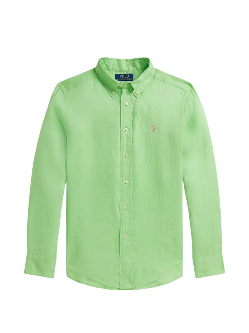 Рубашка с вышитым логотипом Polo Ralph Lauren Kids, зеленый
Рубашка с вышитым логотипом Polo Ralph Lauren Kids, зеленый