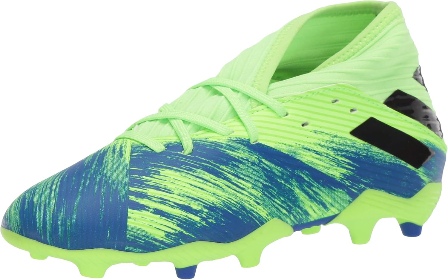 Кроссовки adidas Kids Nemeziz Messi 19.3 FG, черный/синий/зеленый
Кроссовки adidas Kids Nemeziz Messi 19.3 FG, черный/синий/зеленый