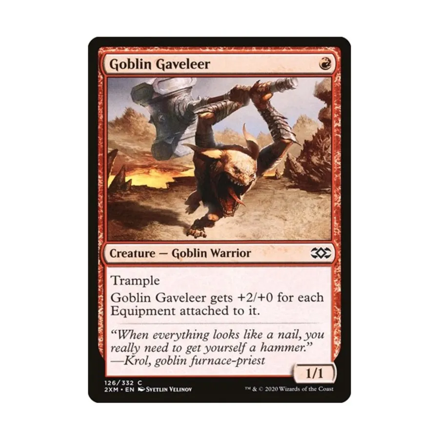 CCG Гоблин-гавелир (клавиша C), MTG - Double Masters
CCG Гоблин-гавелир (клавиша C), MTG - Double Masters