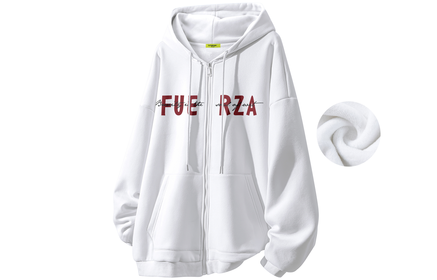 Унисекс свитшот FUERZA, белый
Унисекс свитшот FUERZA, белый