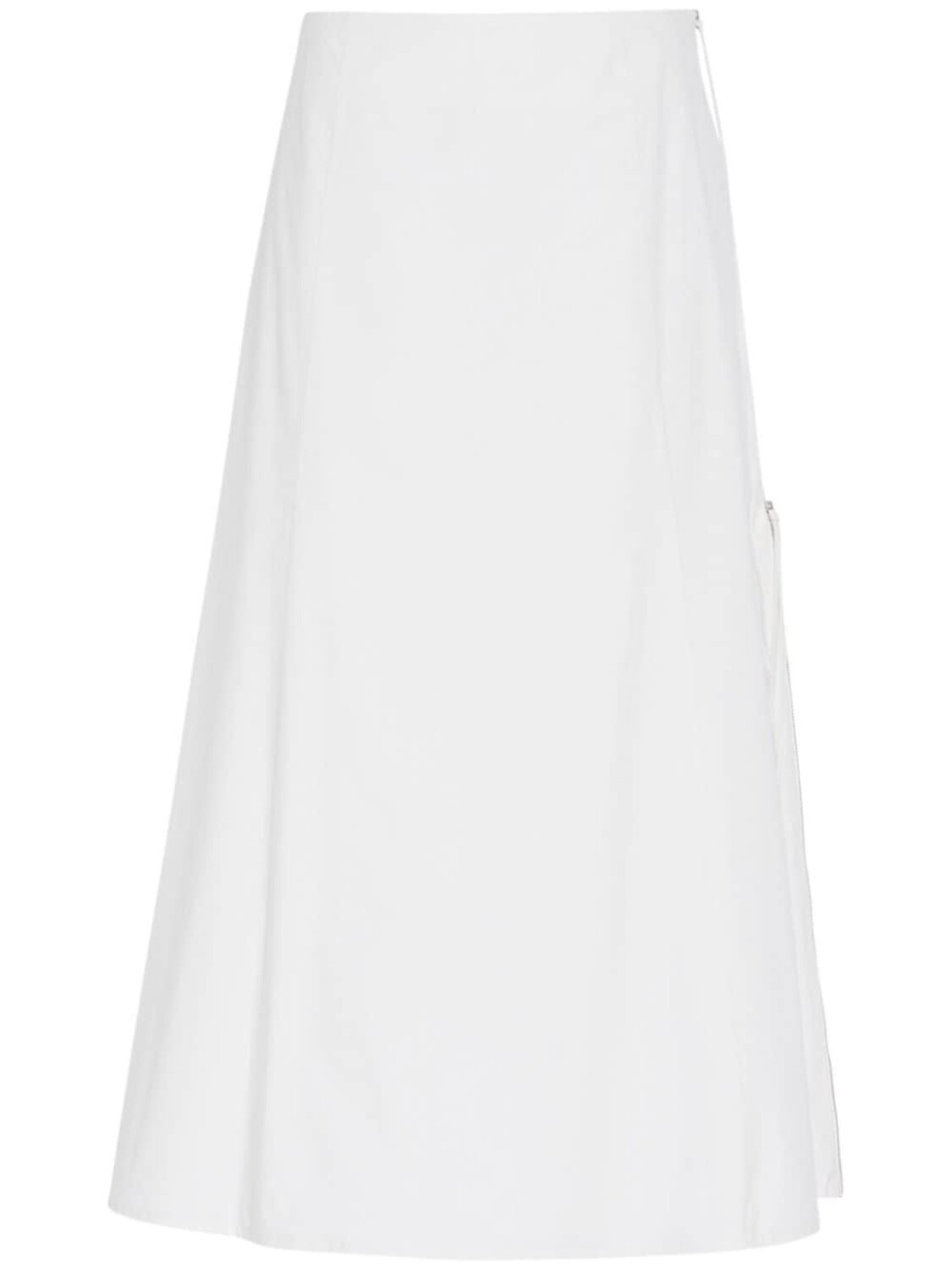 Rosetta Getty юбка А-силуэта с завышенной талией, белый 
Rosetta Getty юбка А-силуэта с завышенной талией, белый
