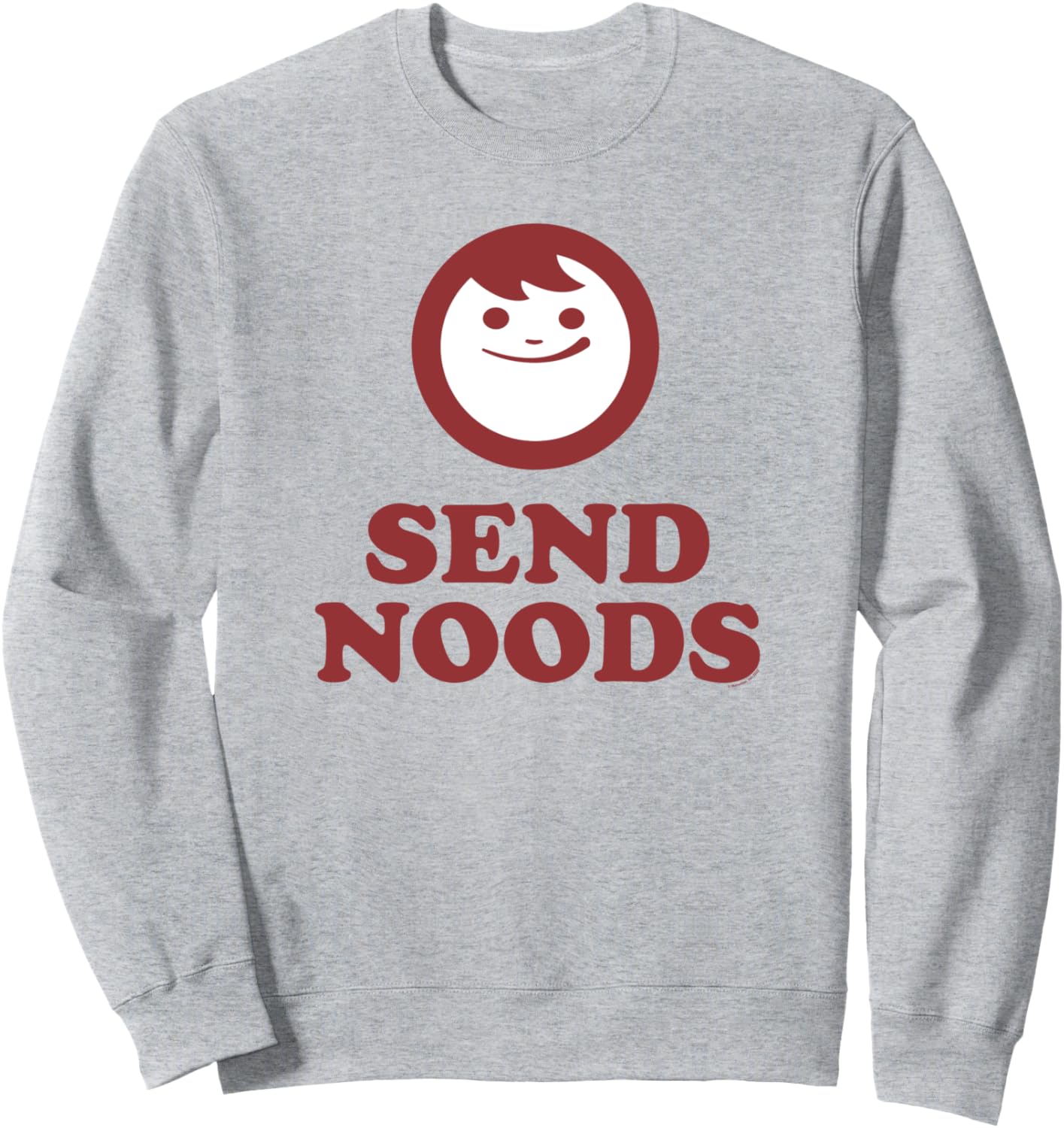 Толстовка с логотипом Maruchan Instant Lunch Send Noods Happy Face Maru-Chan, серый
Толстовка с логотипом Maruchan Instant Lunch Send Noods Happy Face Maru-Chan, серый