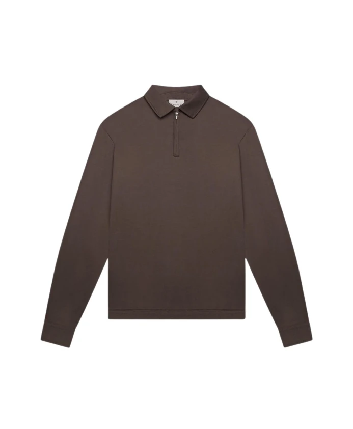 Рубашка поло Supima с воротником на молнии Valenza, коричневый
Рубашка поло Supima с воротником на молнии Valenza, коричневый