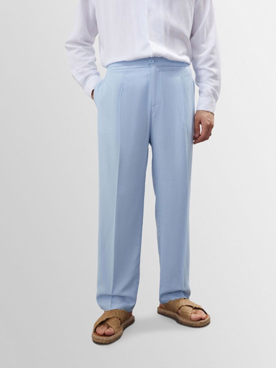 Свободные брюки со складками спереди Antioch, светло-синий
Свободные брюки со складками спереди Antioch, светло-синий