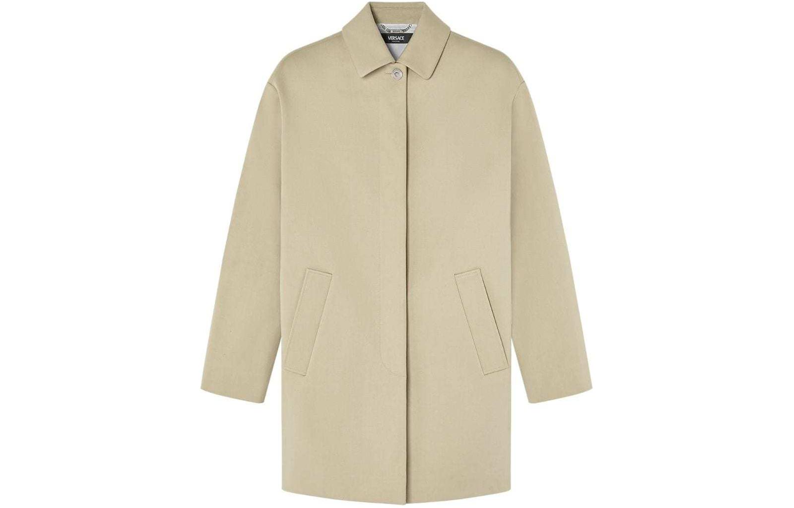 Пальто Medusa с пуговицами-головами VERSACE, бежевый
Пальто Medusa с пуговицами-головами VERSACE, бежевый