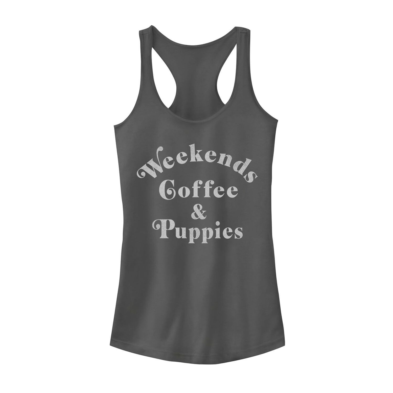 Майка для юниоров "Weekends Coffee & Puppies"
Майка для юниоров "Weekends Coffee & Puppies"