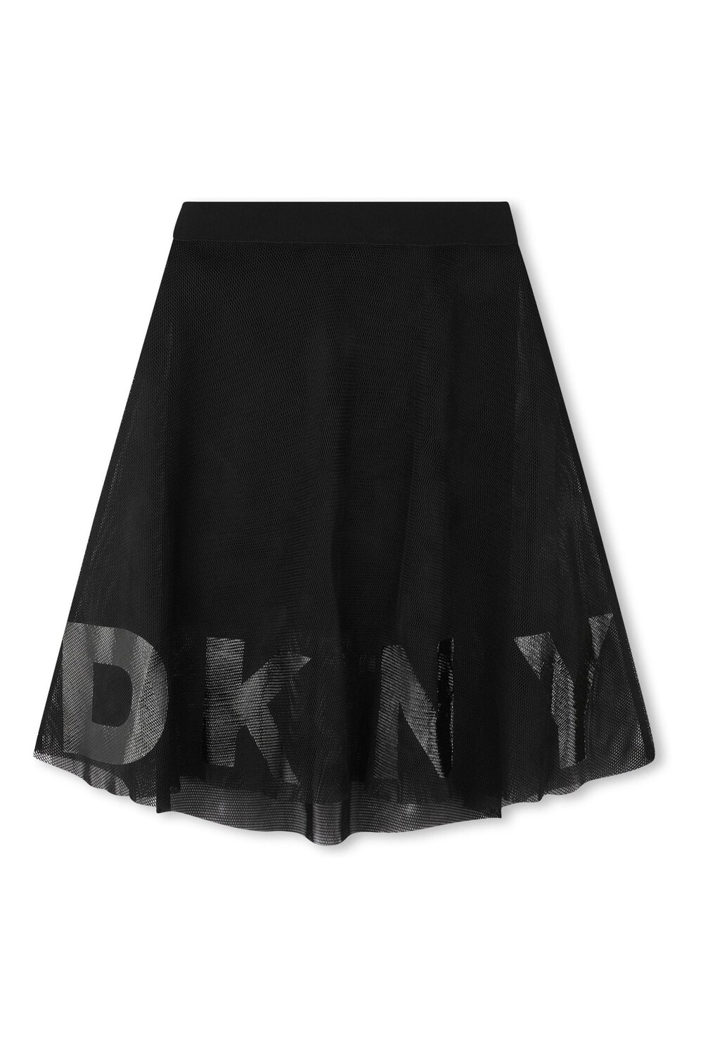 Двухслойная сетчатая юбка с логотипом средней длины миди Dkny, черный
Двухслойная сетчатая юбка с логотипом средней длины миди Dkny, черный