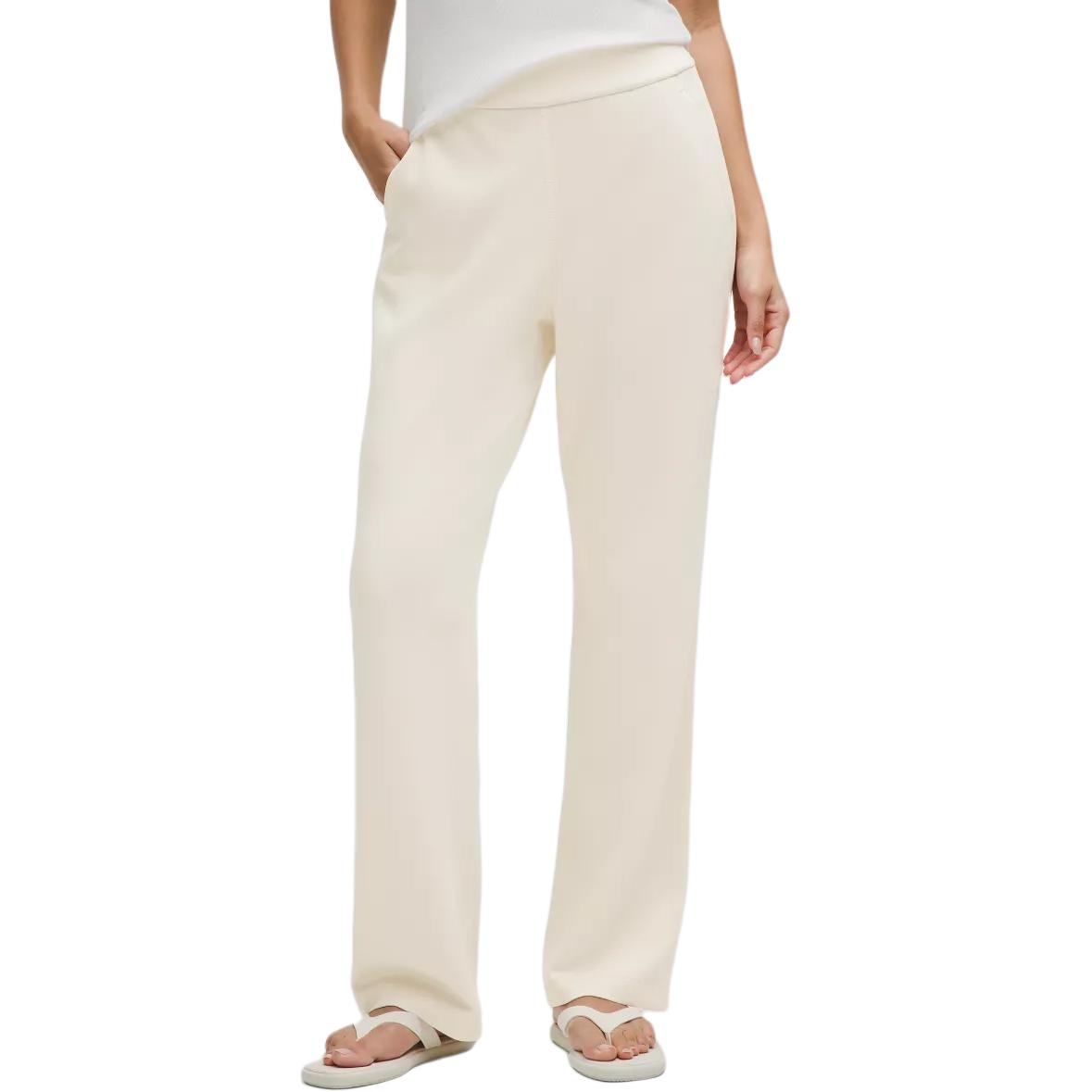 Мягкие прямые брюки Softstreme для женщин Lululemon, светлая слоновая кость
Мягкие прямые брюки Softstreme для женщин Lululemon, светлая слоновая кость