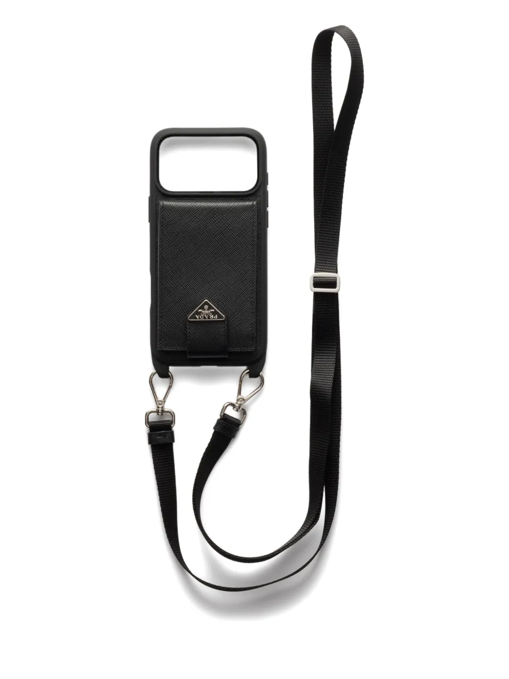 Чехол для iphone 17 pro max из сафьяновой кожи Prada, черный
Чехол для iphone 17 pro max из сафьяновой кожи Prada, черный