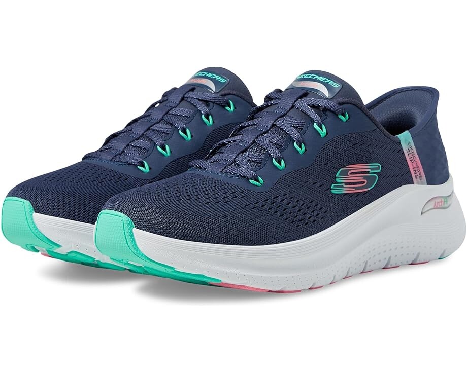 Кроссовки SKECHERS Arch Fit 2.0 Easy Chic Hands Free Slip-Ins, цвет Navy Turquoise
Кроссовки SKECHERS Arch Fit 2.0 Easy Chic Hands Free Slip-Ins, цвет Navy Turquoise