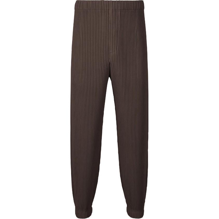 Брюки с плиссировкой 1 Homme Plissé Issey Miyake, темно-коричневый
Брюки с плиссировкой 1 Homme Plissé Issey Miyake, темно-коричневый